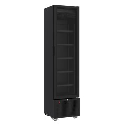 Armoire à boissons totalement noire slim - 221 litres