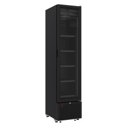 Armoire à boissons totalement noire slim - 348 litres