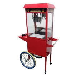 Machine à pop corn professionnelle + chariot