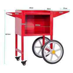 Machine à pop corn professionnelle + chariot