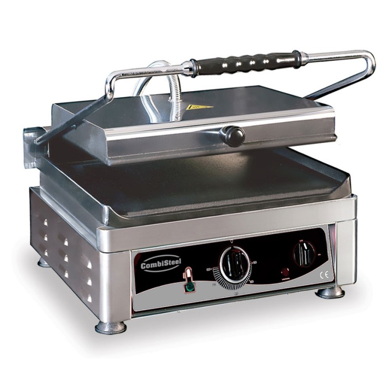Grill panini professionnel lisse-lisse - Combisteel