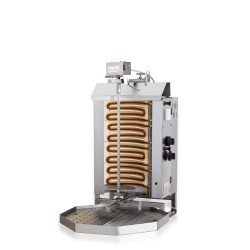 GYROS GRIL ELECTRIQUE MOTEUR AU-DESSUS 4 ZONES DE CHAUFFAGE - 440x550x870 mm