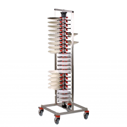 PORTE-ASSIETTES-DRESSÉES TROLLEY 84 - 600x600x1860 mm
