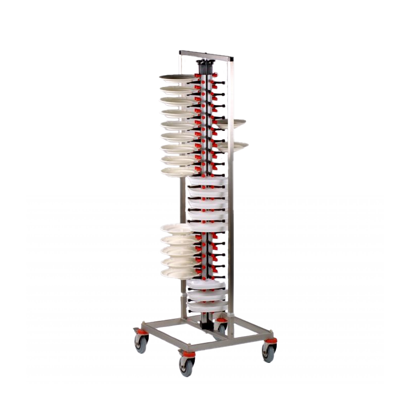 PORTE-ASSIETTES-DRESSÉES TROLLEY 84 - 600x600x1860 mm