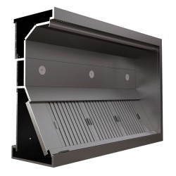 HOTTES D’INDUCTION MODÈLE DE BOÎTE 2400 - 2400x1300x550 mm
