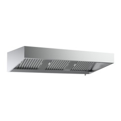 Hotte murale snack sans moteur mais avec lumière - 1000x1100x400 mm