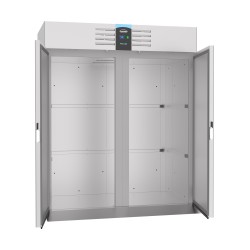 Réfrigérateur roll-in mono block 1400 litres en inox, GN 2/1, -2°/+8°C