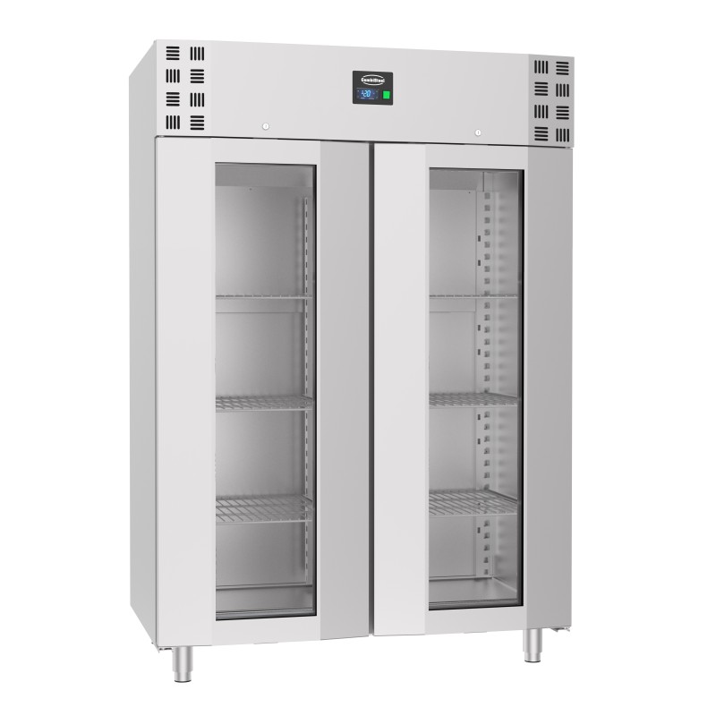 Armoire réfrigérée négative - 2 portes vitrées -10/-22°C - 1400 L - Tropicalisé