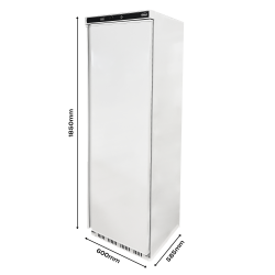 Armoire réfrigérée négative blanche - 1 porte pleine - 340 litres