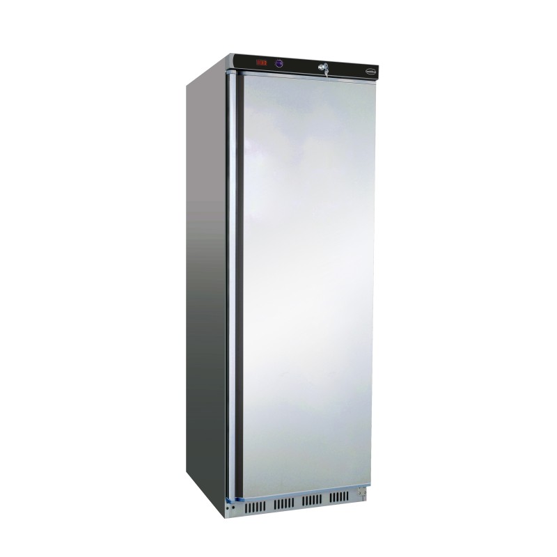 Armoire réfrigérée positive inox - 1 porte pleine - 350 litres