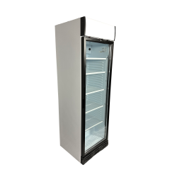 RÉFRIGÉRATEUR 1 PORTE EN VERRE SENS OUVERTURE PORTE GAUCHE - 595x650x2000 mm
