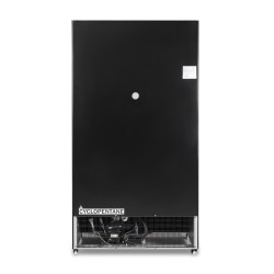 Armoire à boissons totalement noire avec 2 portes coulissantes et bandeau lumineux - 780 litres