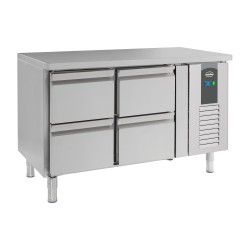 700 TABLE RÉFRIGÉRÉE 4 TIROIRS - 1360x700x850 mm