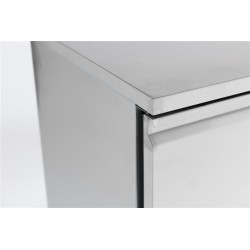 Table réfrigérée centrale positive 1 porte - 1 bac GN 1/1