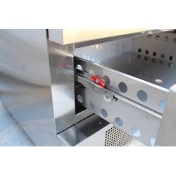 Table réfrigérée positive et négative - T° +1/+4 °C / -18/-21°C - 2 tiroirs - 4 x  GN 1/1 -  Combisteel