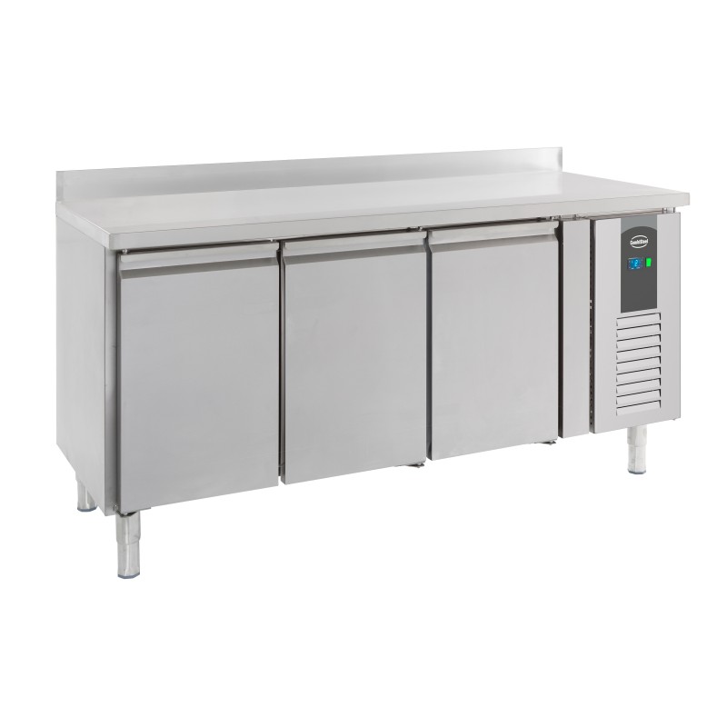 Table réfrigérée adossée positive - 3 portes - Combisteel