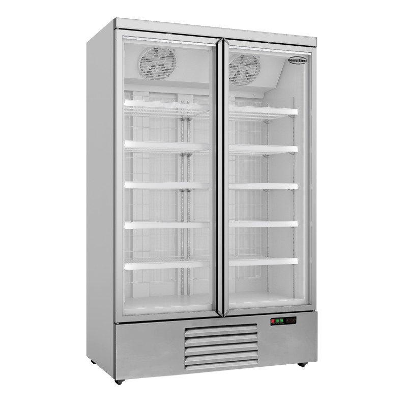 Armoire réfrigérée négative -18/-22°C - 2 portes vitrées - 1000 litres