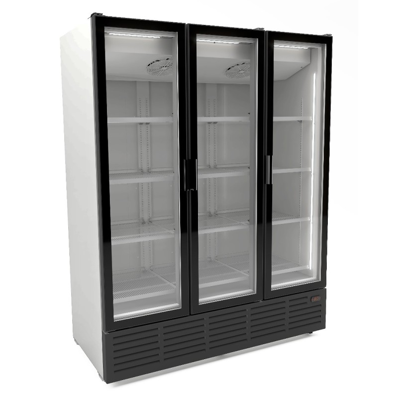Vitrine murale réfrigérée positive -1/+2°C - 3 portes vitrées battantes - 1560 litres - Combisteel