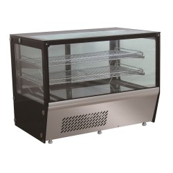 Vitrine réfrigérée 4 faces vitrées- 159 litres -
