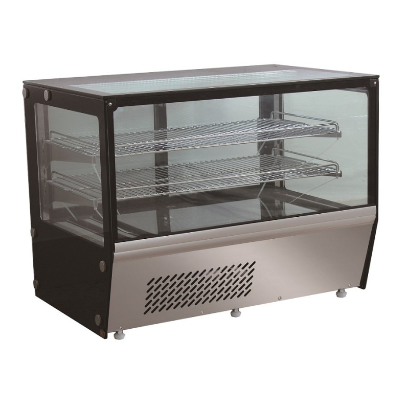 Vitrine réfrigérée 4 faces vitrées- 159 litres -