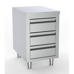 700 TABLE DE TRAVAIL AVEC 3 TIROIRS 500 - 500x700x850 mm