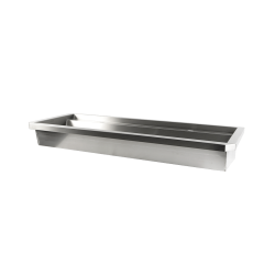 ÉVIER INOX 1 ROBINET 1200MM BOUCHON DE VIDANGE ET COUVERCLE ANTI-ÉCLABOUSSURES INCLUS   - 1200x468x438 mm