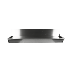 ÉVIER INOX 1 ROBINET 1800MM BOUCHON DE VIDANGE ET COUVERCLE ANTI-ÉCLABOUSSURES INCLUS - 1800x468x438 mm