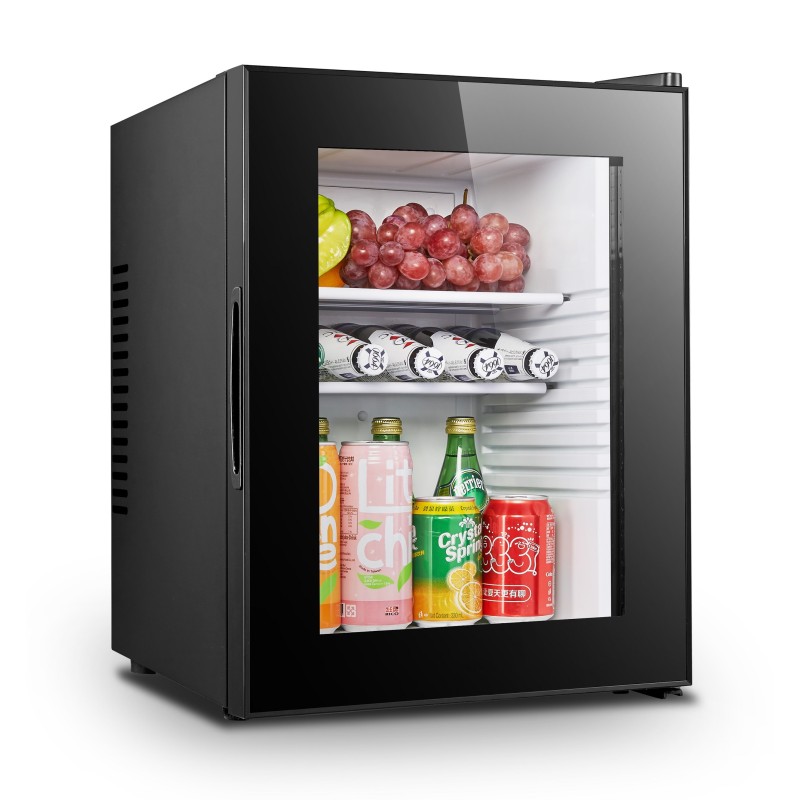 Mini-bar compacte avec porte en verre