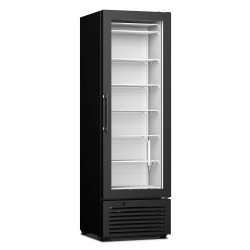 Armoire réfrigérée négative noire avec intérieur blanc - 300 litres