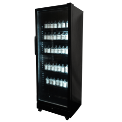 Vitrine murale réfrigérée full black positive ++2/+10°C - 400 litres - Combisteel