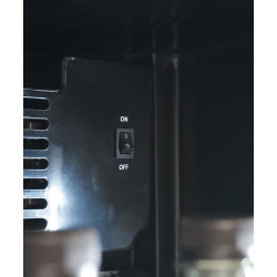 Vitrine murale réfrigérée full black positive ++2/+10°C - 400 litres - Combisteel