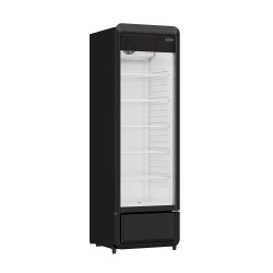 Vitrine murale réfrigérée black positive +1/+10°C - 280 litres - 5 étagères - Combisteel