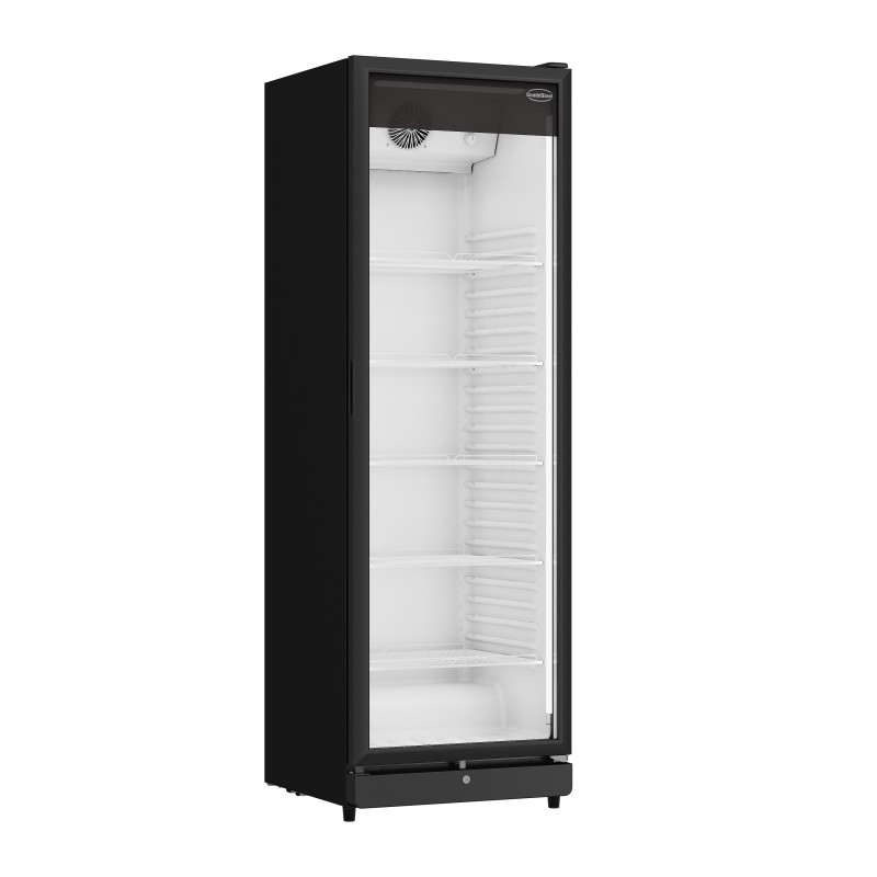 Vitrine murale réfrigérée black positive +1/+10°C - 354 litres - 5 étagères - Combisteel