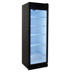 Vitrine murale réfrigérée black positive +1/+10°C - 354 litres - 5 étagères - Combisteel