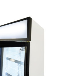 Armoire réfrigérée positive +1/+10°C - 3 portes vitrées battantes - 1065 litres