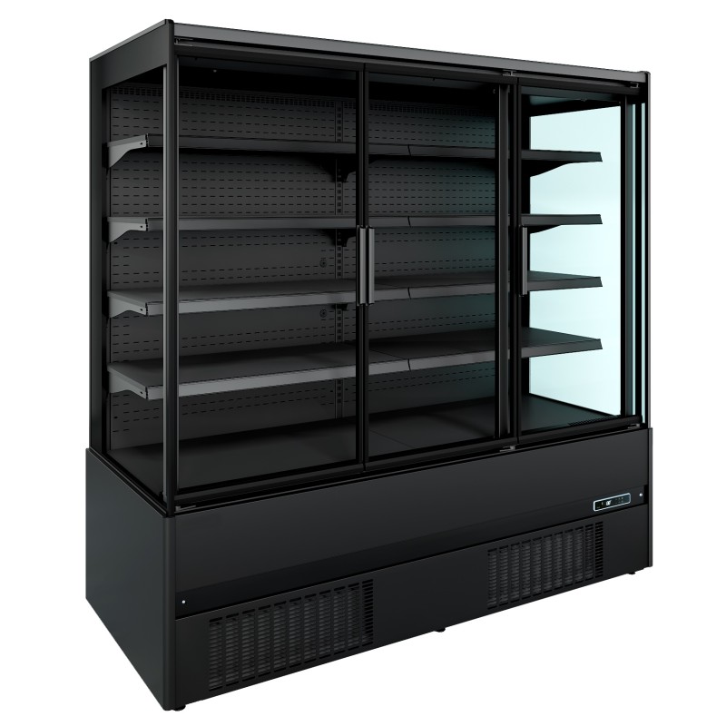 Vitrine murale avec 3 portes battantes - Gamme JAMIE  - 1935 x 665 x 1920 mm