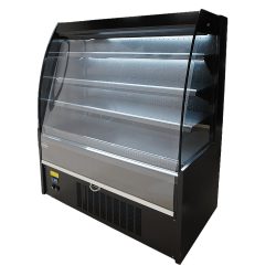 Vitrine réfrigérée murale libre service bombée 1.3 x 0.66 x 1.5 m