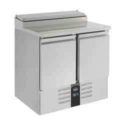 SALADETTE RÉFRIGÉRÉE 2 PORTES 5x1/6GN RÉCIPIENT - 903x700x1006 mm