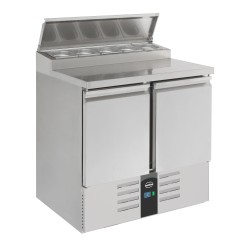 SALADETTE RÉFRIGÉRÉE 2 PORTES 5x1/6GN RÉCIPIENT - 903x700x1006 mm