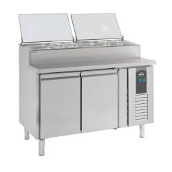 SALADETTE 2 PORTES 6x1/3GN RÉCIPIENT - 1360x700x1085 mm