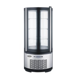 Vitrine à pâtisserie cylindrique positive 100 litres