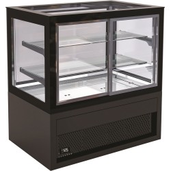 Vitrine d'exposition de pâtisserie réfrigérée - 300 litres - 800 x 780x 1380 mm