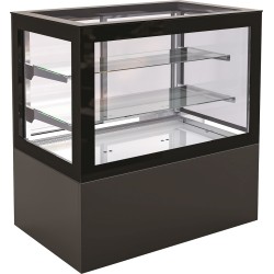 Vitrine d'exposition de pâtisserie réfrigérée - 450 litres - 1200 x 780x 1380 mm
