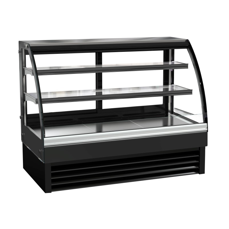 Vitrine bombée réfrigérée de boulangerie - 298 L - 1500 x 680 x 1200 mm