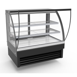 Vitrine bombée réfrigérée de boulangerie - 236 L - 1200 x 680 x 1200 mm