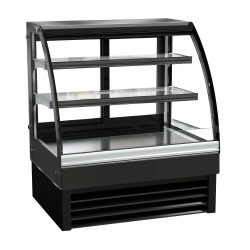 Vitrine bombée réfrigérée de boulangerie - 175 L - 900 x 680 x 1200 mm