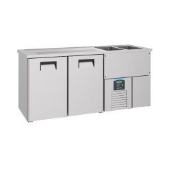 REFROIDISSEUR DE BIÈRE 2 PORTES 2R - 1950x700x950 mm