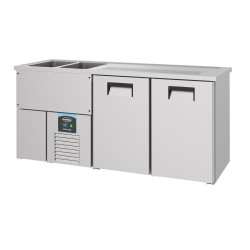 REFROIDISSEUR DE BIÈRE 2 PORTES 2L - 1950x700x950 mm