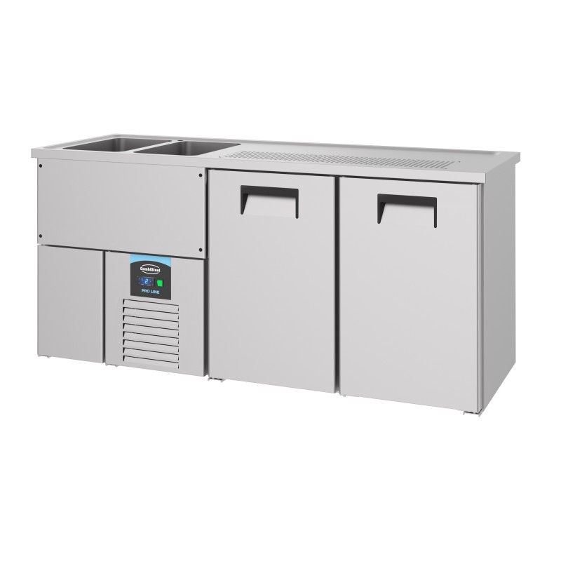 REFROIDISSEUR DE BIÈRE 2 PORTES 2L - 1950x700x950 mm