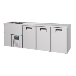 REFROIDISSEUR DE BIÈRE 3 PORTES 2L - 2500x700x950 mm